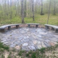 stone semicircle